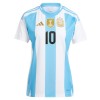 Oficiální Fotbalový Dres Argentina Messi 10 Domácí 2024 pro Ženy